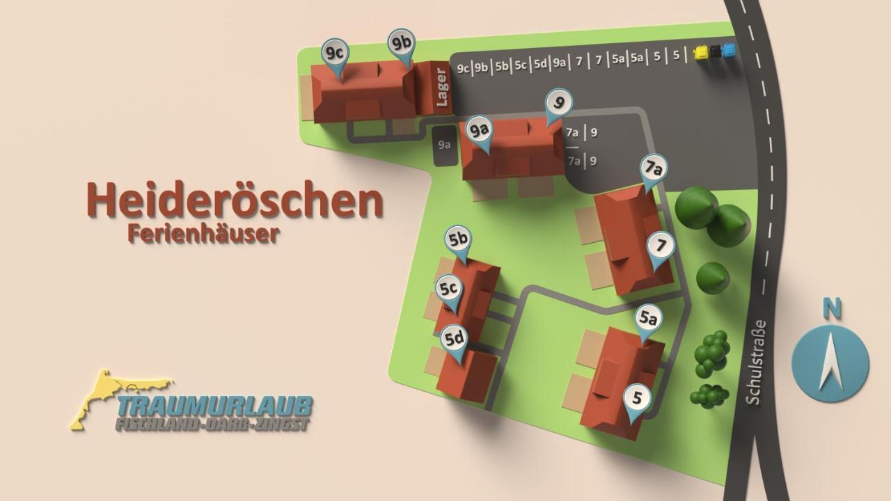 Heideroeschen Park Heideroeschen 9A Villa Zingst Luaran gambar